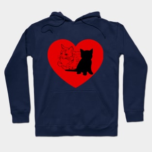 Kitten Love Meow Hoodie